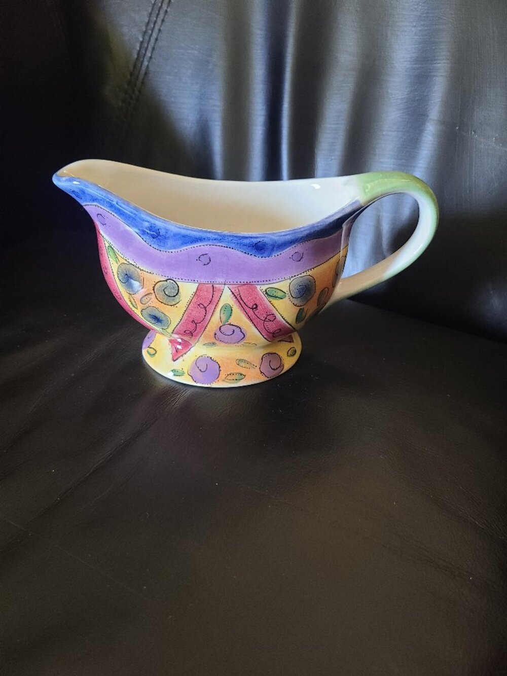 Sango Sweet Shoppe Gravy Boat Whimsical and Colorful